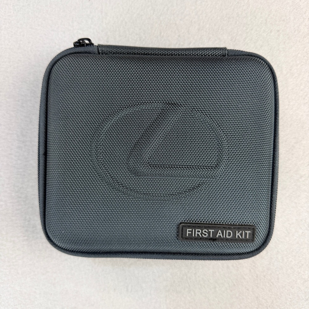 Lexus Genuine OEM First Aid Kit Grey Zippered Case PT420-00223 Emergency Safety